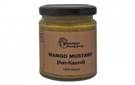 Yummium Mango Mustard (Aam Kasundi) 100% Natural  Glass Jar  227 grams